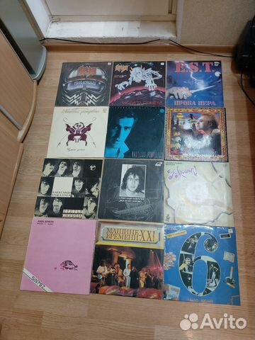 Виниловые пластинки отечественные рок, фанк и тп