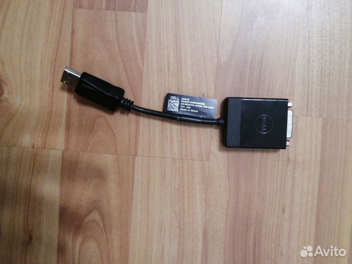 Адаптер Dell DisplayPort to DVI (Single-Link)