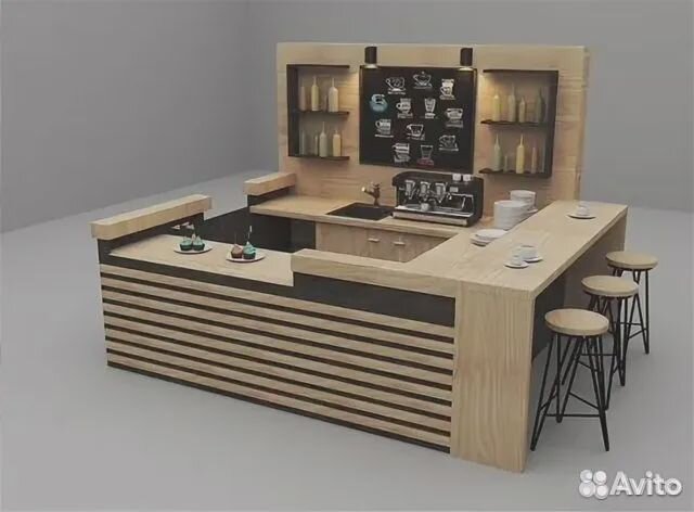 Барная стойка для Кофейни