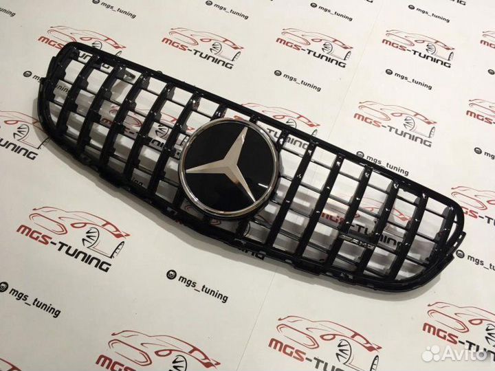 Решетка Mercedes GLC Без камеры Дистроник AMG
