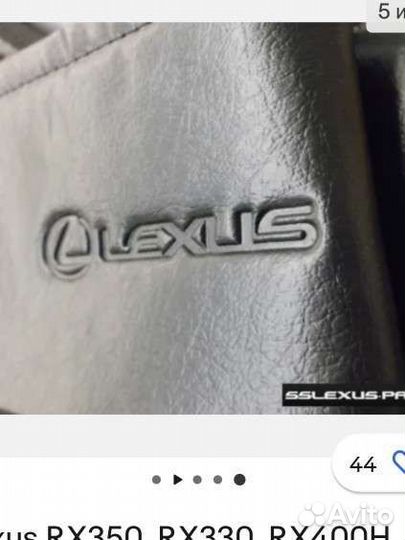 Дефлектор капота из кожи на Lexus RX 2