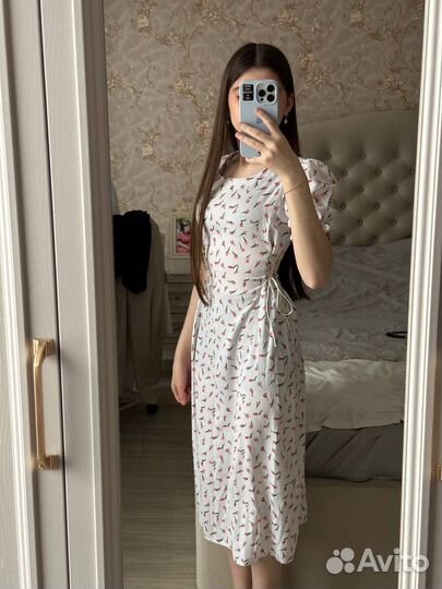 Платье на завязках