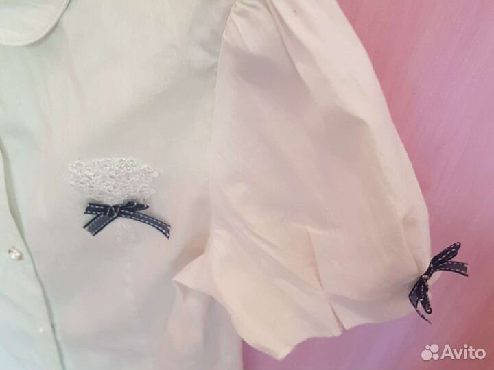Блузка школьная р.158см