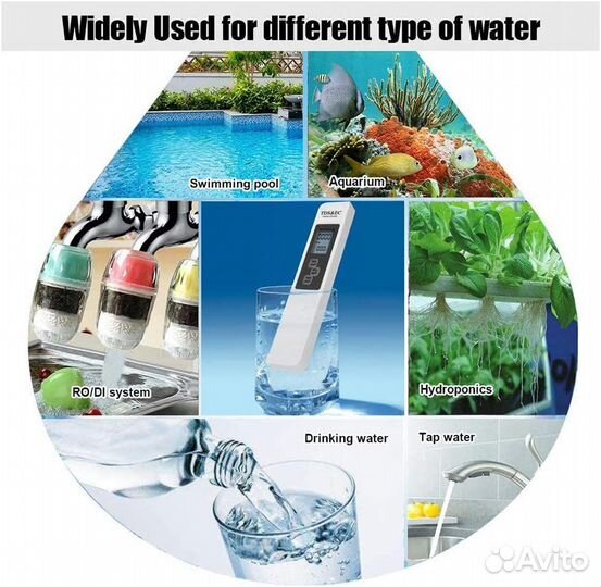 TDS EC temp 3в1, PH Метры