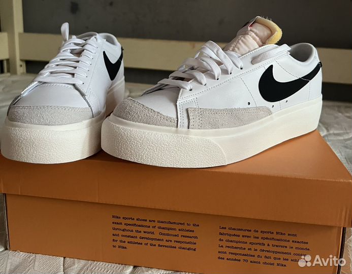 Кроссовки nike blazer low platform