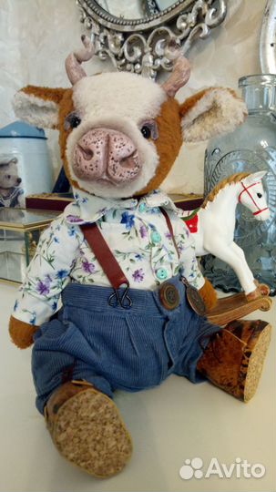 Кукла Тедди -Бычок ручная работа