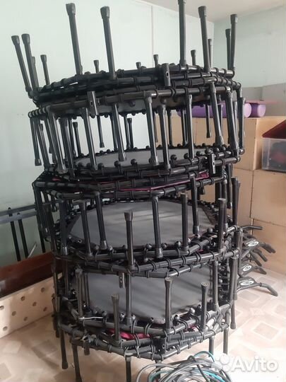 Батут для фитнеса с ручкой