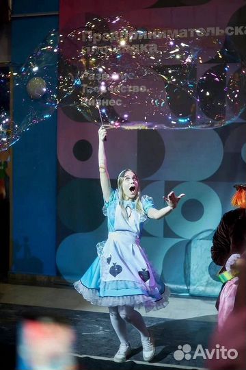 Шоу мыльных пузырей. Аниматор