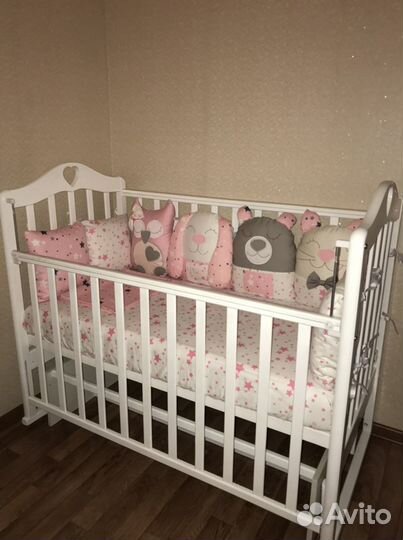 Бортики в детскую кроватку