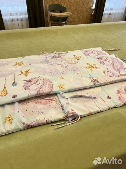 Бортики для детской кроватки