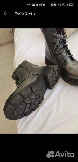 Ботинки, демисезон 38