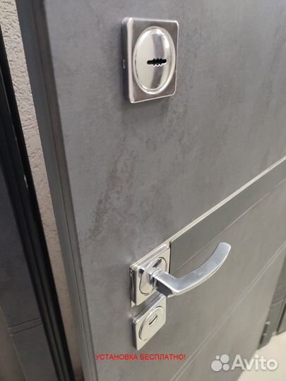 Входная дверь в квартиру с установкой