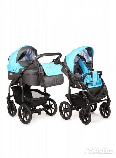 Коляска 2в1 Babyton Rocky Blue