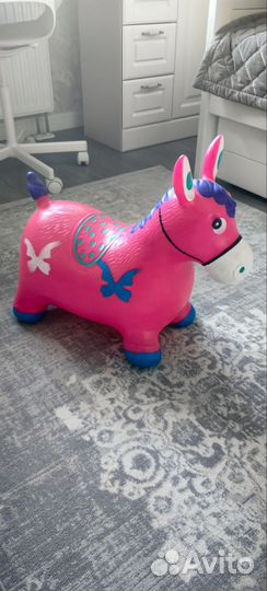 Надувной ослик