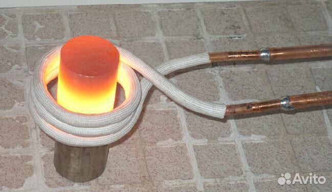 Индукционный нагреватель для закалки стали металла