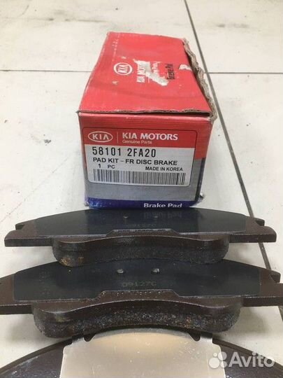 Колодки тормозные передние