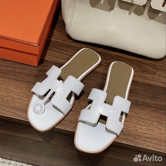 Шлепанцы женские hermes