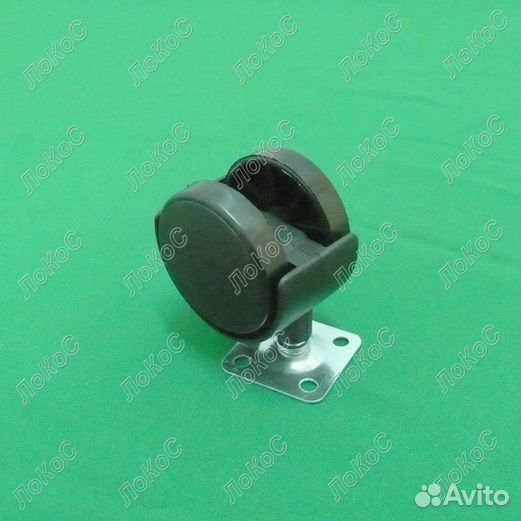 Опора колесная d50мм на площадке 38х38мм