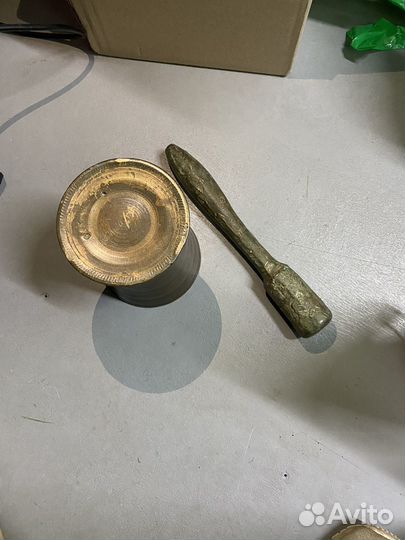 Ступка с пестиком антикварная