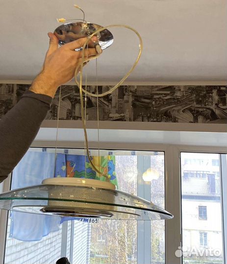 Светильник потолочный подвесной бу