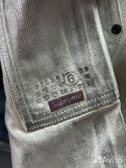 Джинсы Supreme x maison margiela