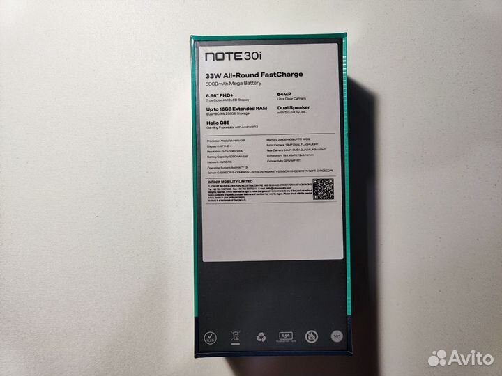 Infinix NOTE 30i, 8/256 ГБ