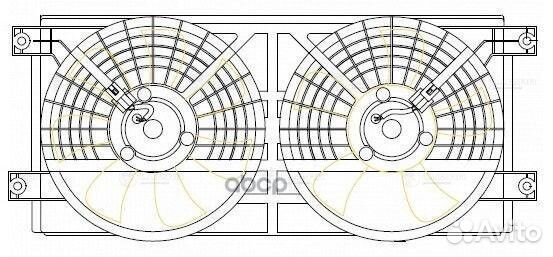 Вентилятор кондиционера SsangYong Kyron 05, Ac
