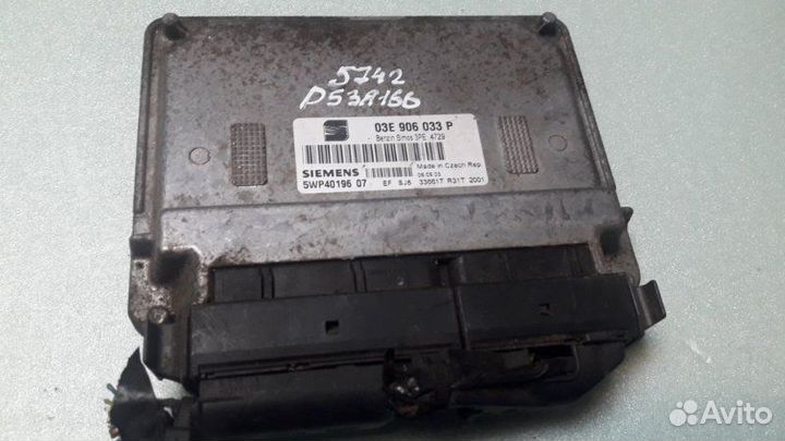Блок управления двигателем, эбу Seat Ibiza 1.2 AZQ