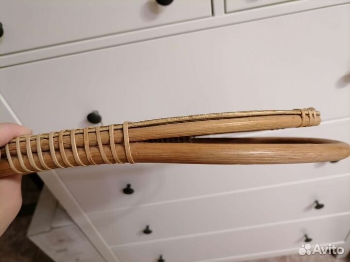 Поднос Икеа Ворфинт бамбук и ротанг