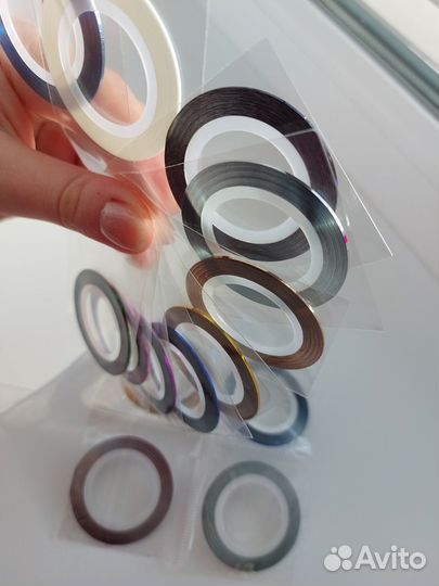 Самоклеющиеся ленты для дизайна ногтей