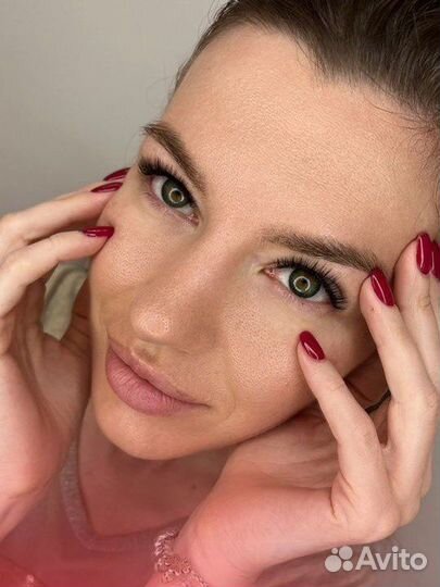 Наращивание ресниц в студии. Брови. Перманент