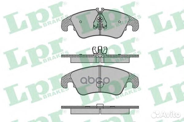 Колодки тормозные дисковые 05P1420 Lpr
