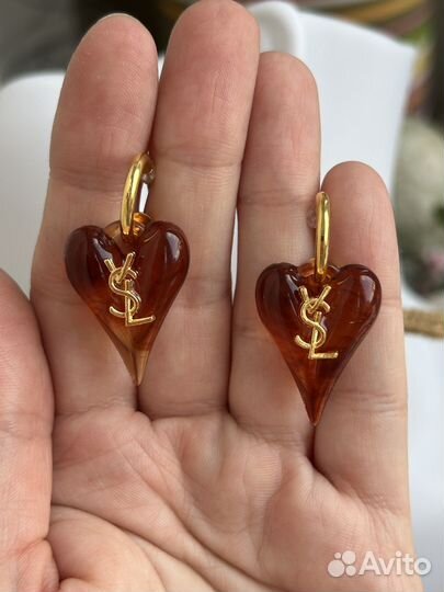 Серьги YSL