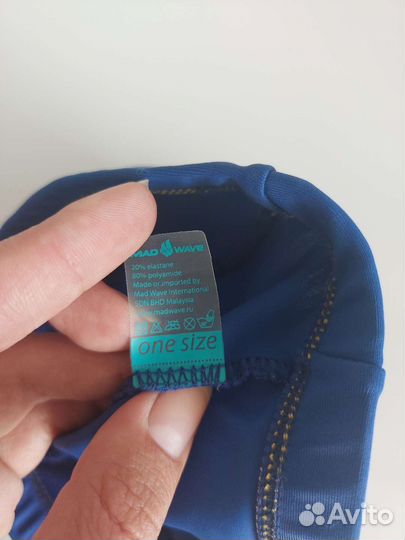 Шапочка для плавания mad wave детская