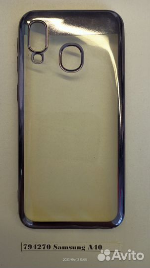 Силиконовый чехол Samsung Galaxy A40 794270
