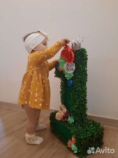 Цифра 1 на годик