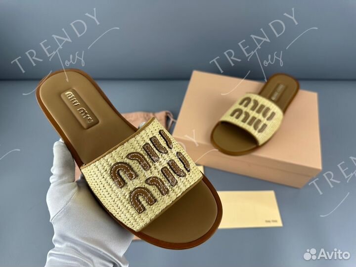 Тапочки Miu Miu