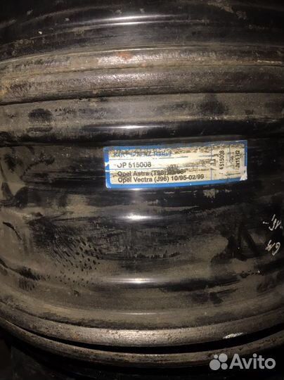 Диски r15 штамповки на Опель 4 шт