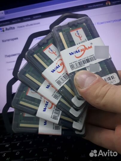 Оперативная память walram 8GB DDR3L 1600 New
