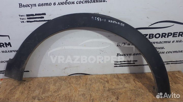 Накладка на крыло Renault Kaptur