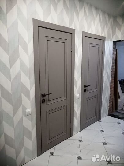 Установка (монтаж) дверей и мдф плинтус