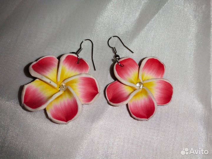 Сережки цветы