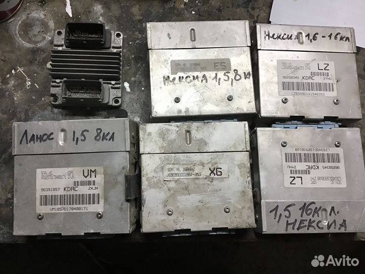 Эбу Daewoo Nexia мозги двигателя