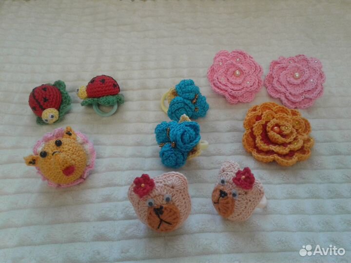 Резинки для волос ручной работы