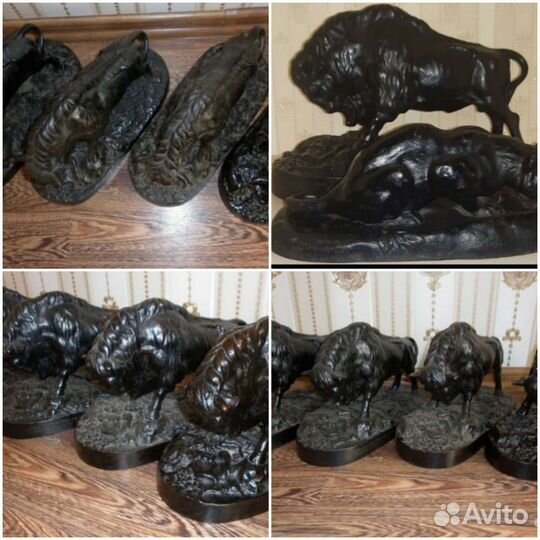 Зубр. Львица. Касли. Каслинское литьё