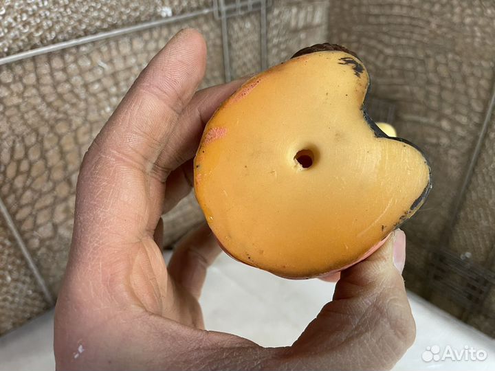 Баба Яга редкая игрушка СССР резиновая