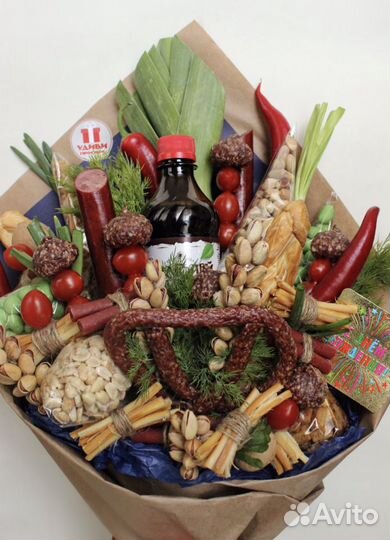 Съедобный букет для мужчины