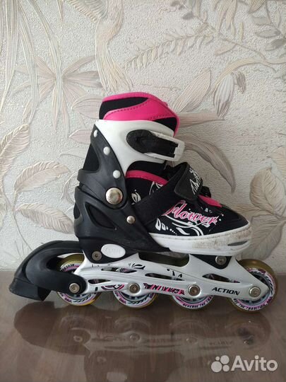 Роликовые коньки Rush Action - раздвижные