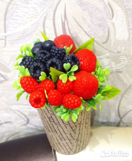 Букет цветов из мыла