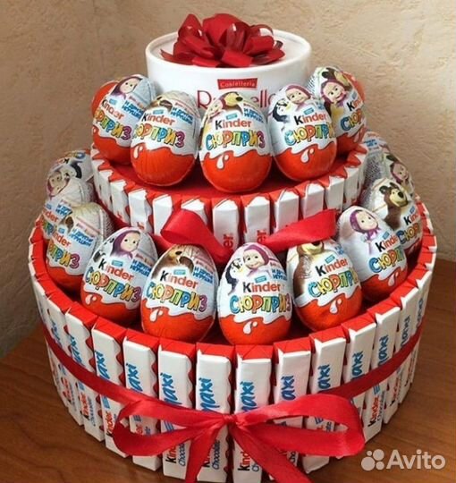 Торт из киндеров